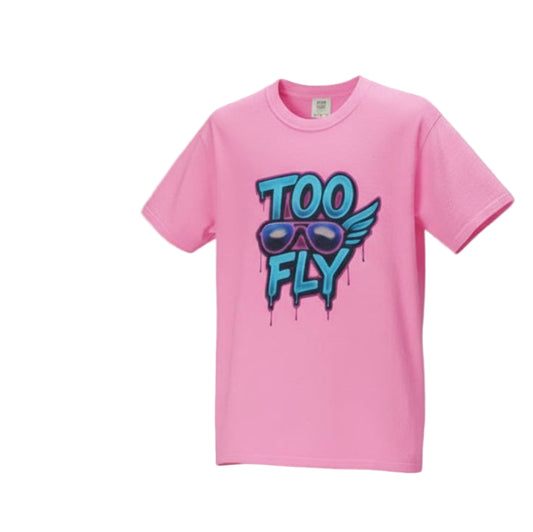 Too Fly Streetwear T-Shirt in support of breast cancer awareness a portion will be donated to Breast Cancer Awareness