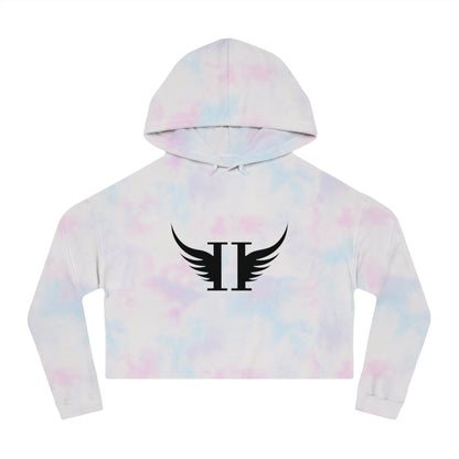 Stay Elevated Crop Hoodie for Women - Stylish & Motivational Sweatshirt