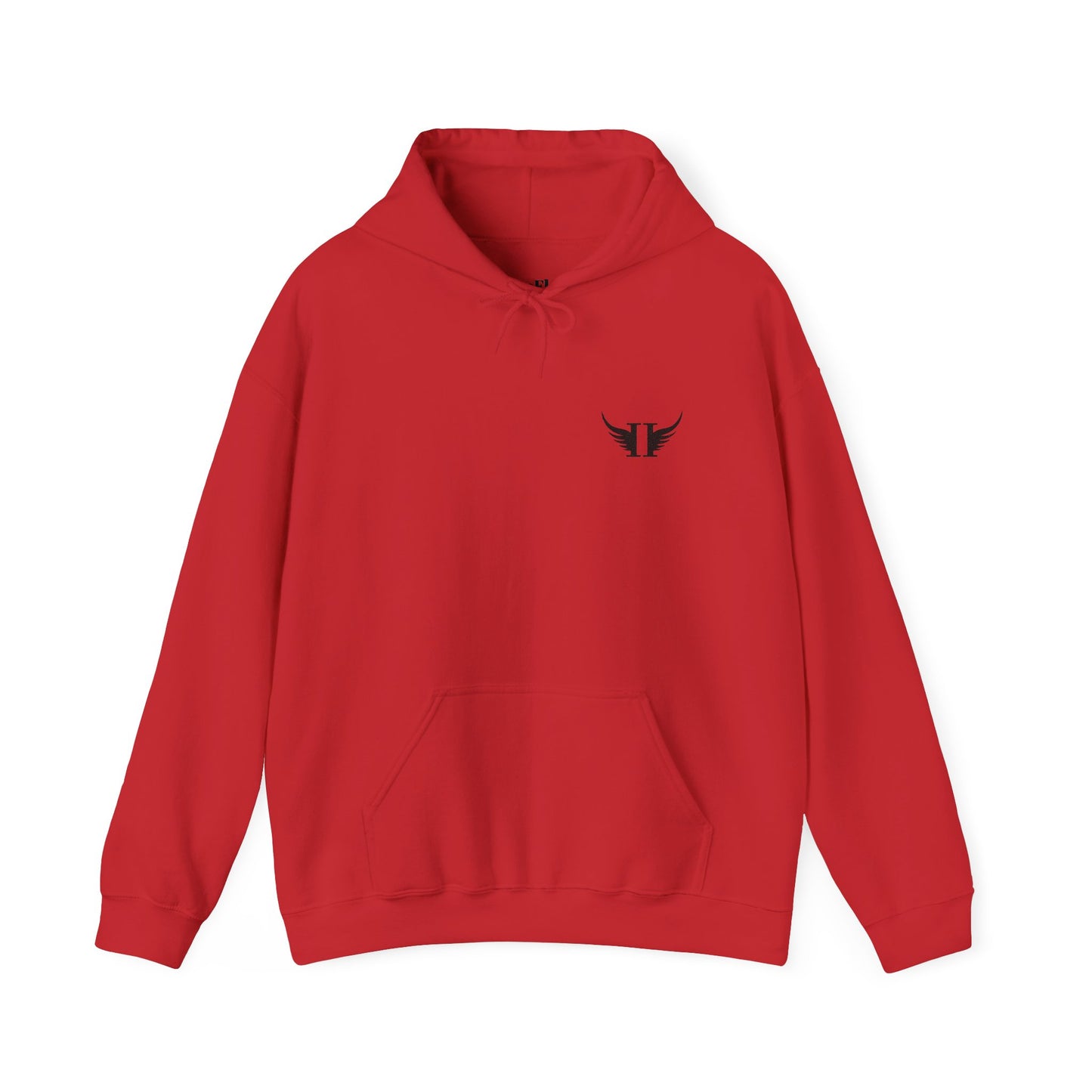 TooFly Minimalist Unisex Hooded Sweatshirt with Wings Design