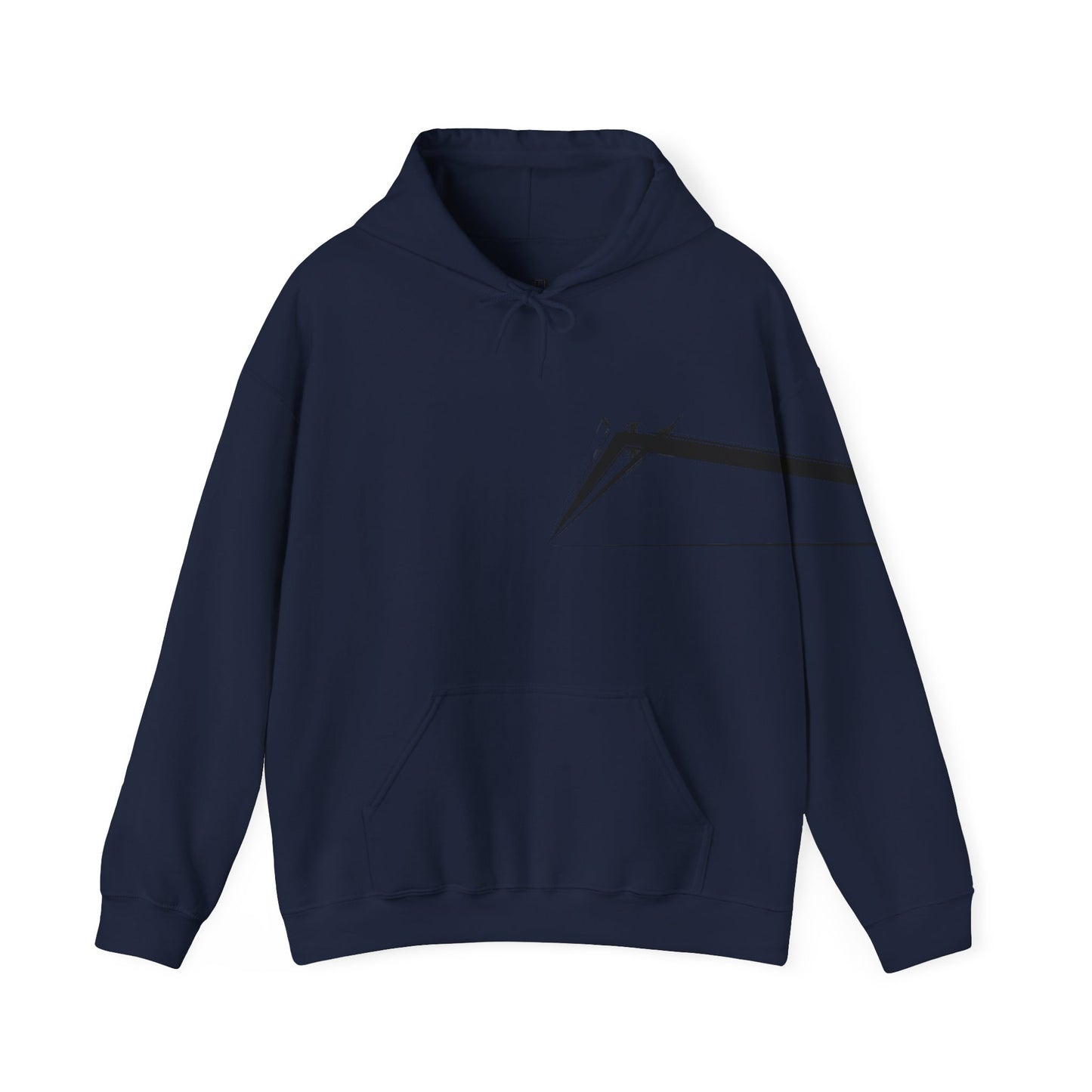 TooFly Minimalist Unisex Hooded Sweatshirt with Wings Design