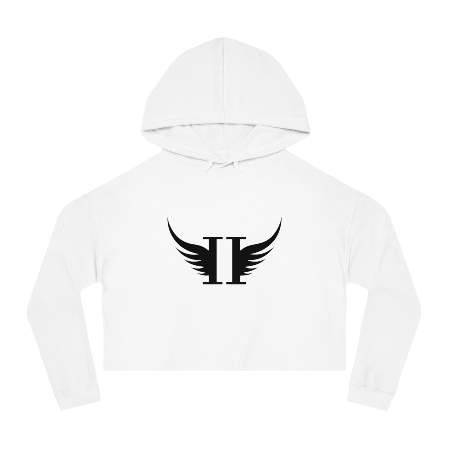 Stay Elevated Crop Hoodie for Women - Stylish & Motivational Sweatshirt