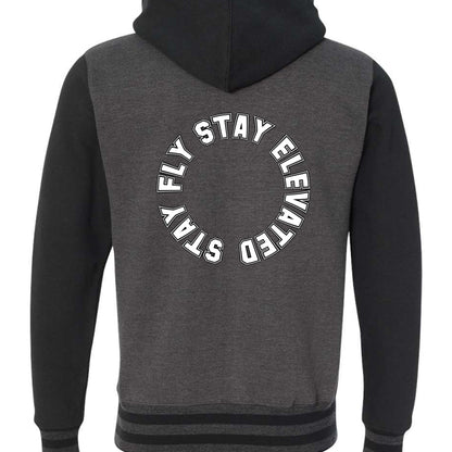 Charcoal Heather/ Black - BACK